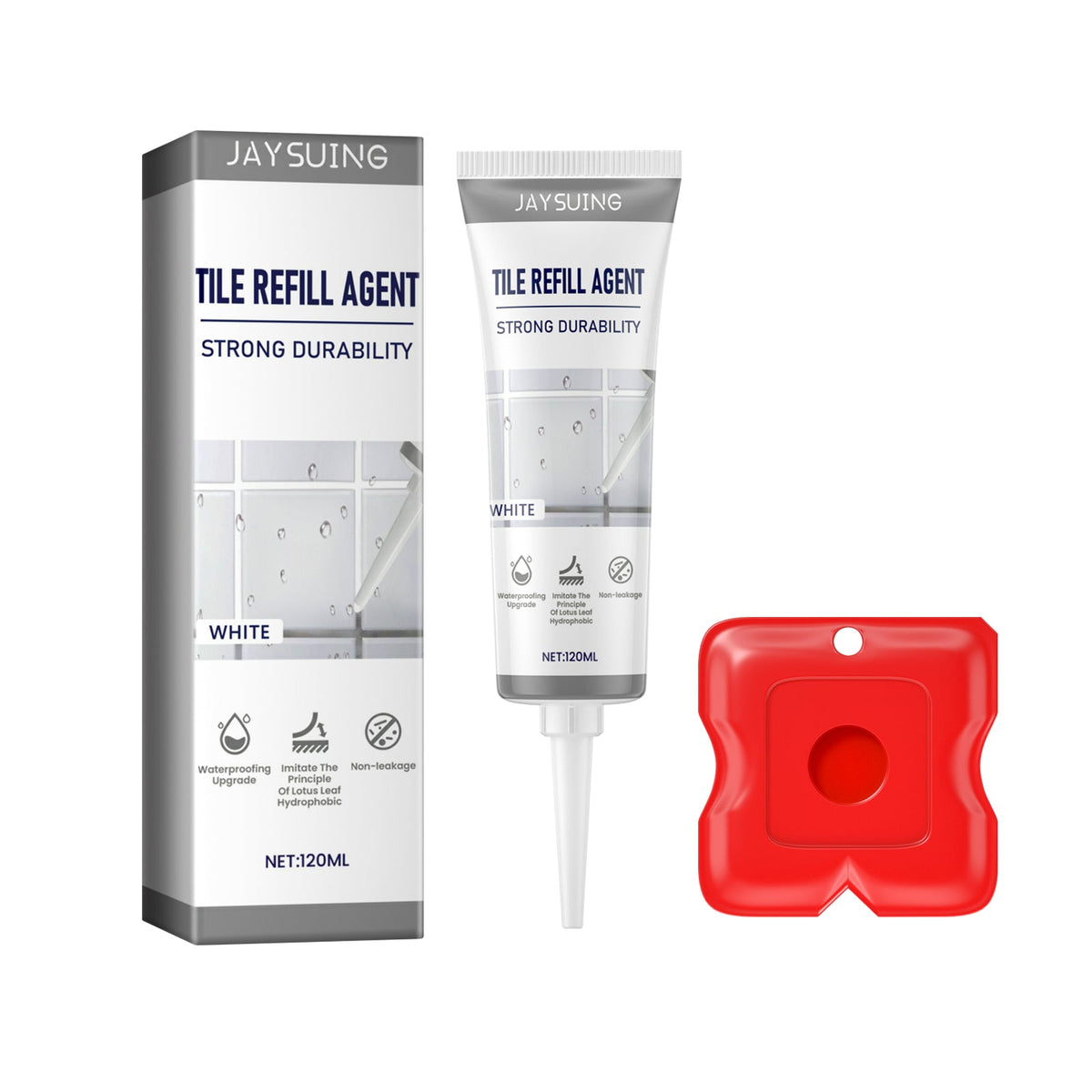 Tile Refill Agent, Kitchen Bathroom Waterproof Floor Mildew Proof Joint Tile Tip Sealant