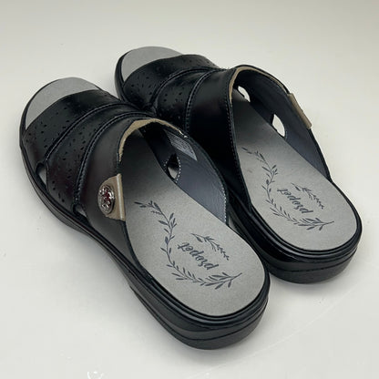 PROPET Gertie Supportive Sandal Orthotic Women's Sz 10.5 X(2E) Black WSO041L