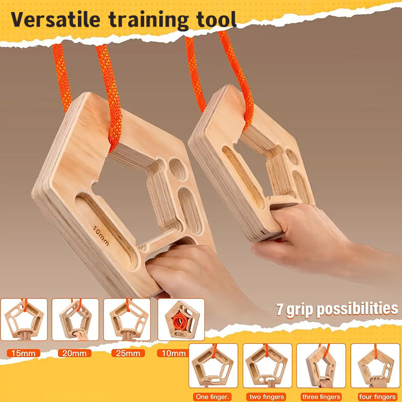1/2PCS Climbing Pull-Up & Hangboard: Finger & Forearm Strengthener for Rock Climbing Training