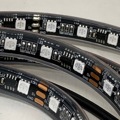 GENSSI (2 PACK) Vehicle Under-Glow LED Multicolor Strip 60" 60IN-SIDE-STRIP