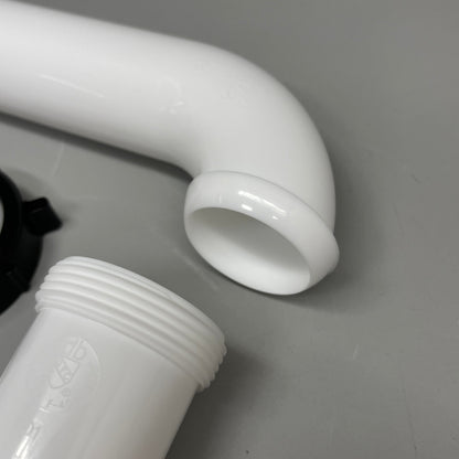 DB DEARBORN 1-1/2” P-Trap w/ Threaded ABS Adapter White P9704AB