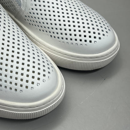 PROPET Kate Side Zip Leather Breathing Open Cell Women's Sz 6 White WCX015L