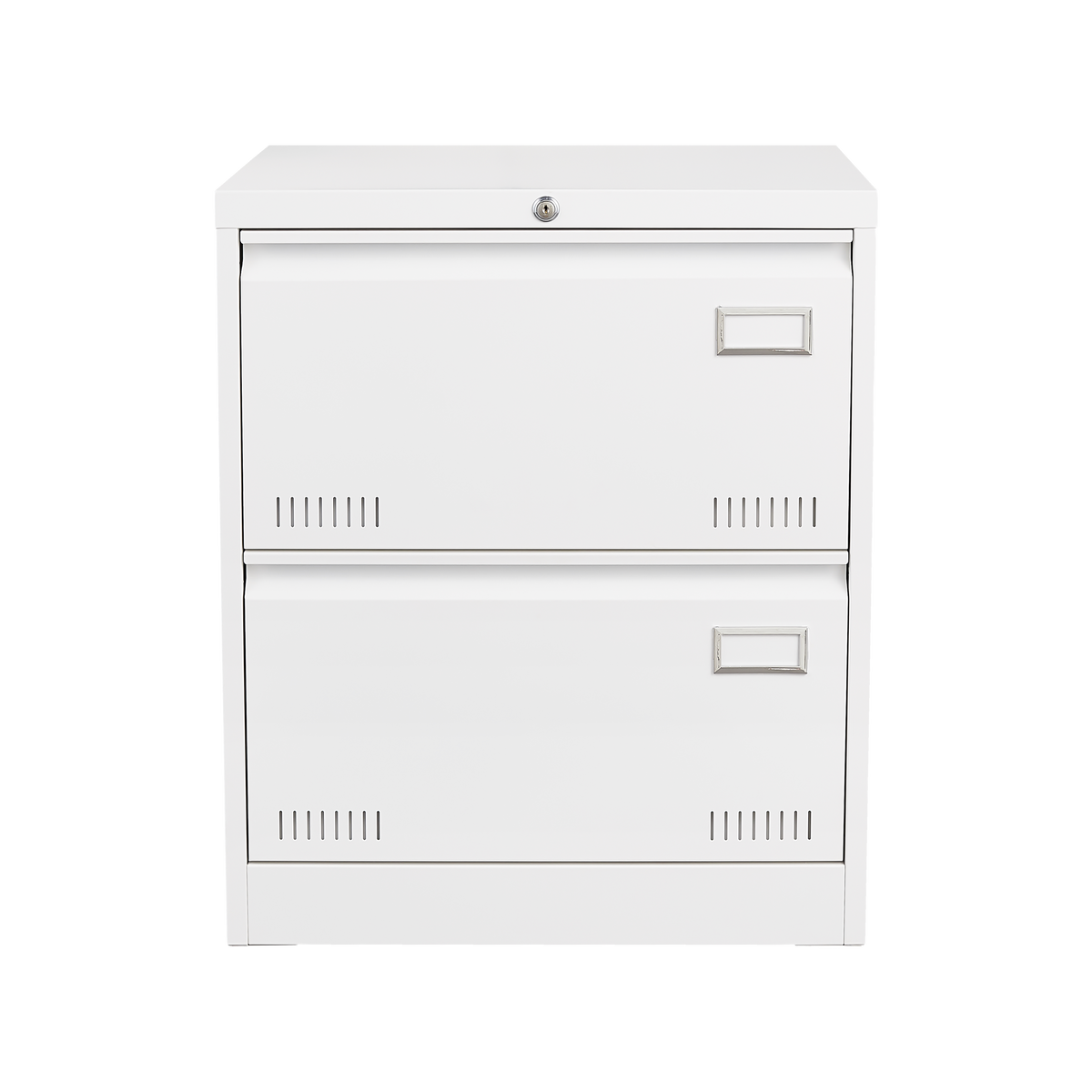 Horizontal file cabinet, 2 drawers, white file cabinet with lock, metal file cabinet with lock, 3 drawers, legal office cabinet