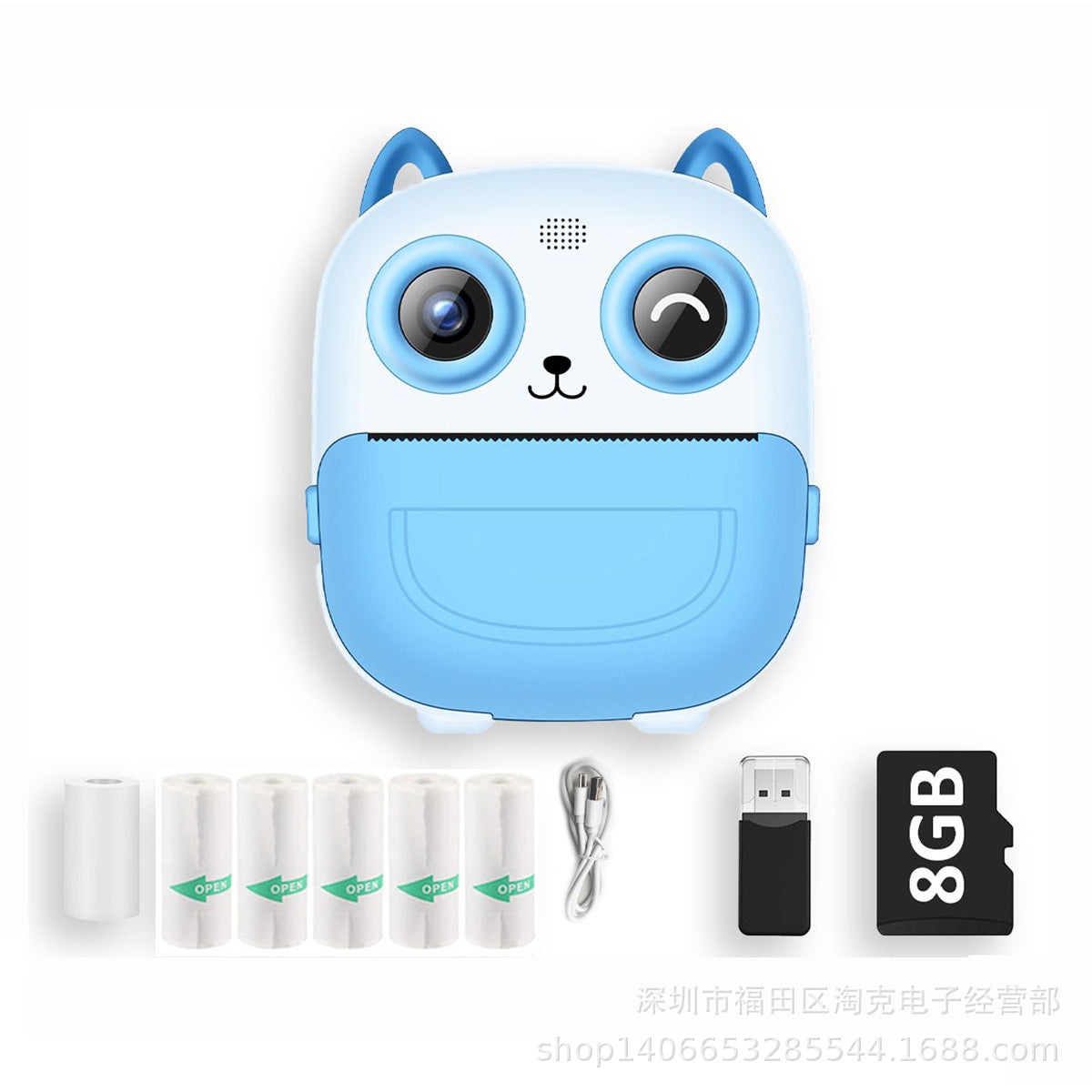 Polaroid high-definition printing photography video recording instant shooting instant printing children's digital camera gift