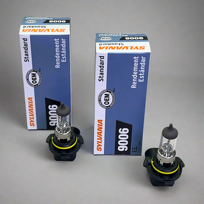 SYLVANIA 9006 Standard Halogen Headlight Bulbs – 2 Pack