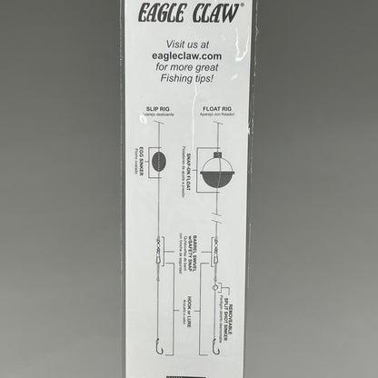 EAGLE CLAW (3 PACK) Versatile Bait Holder Snell Easy Rig Bronze #1 6pc 391-1