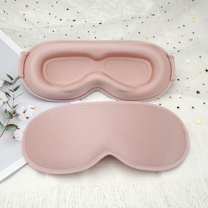 3D blackout eye mask integrated 3D nasal wing breathable elastic band adjustment