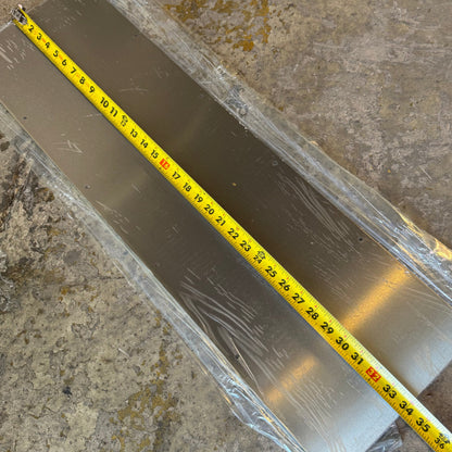 ALLEGION (5 PACK) Stainless Steel Kick Plate 8400 10" x 34" Grey US32D