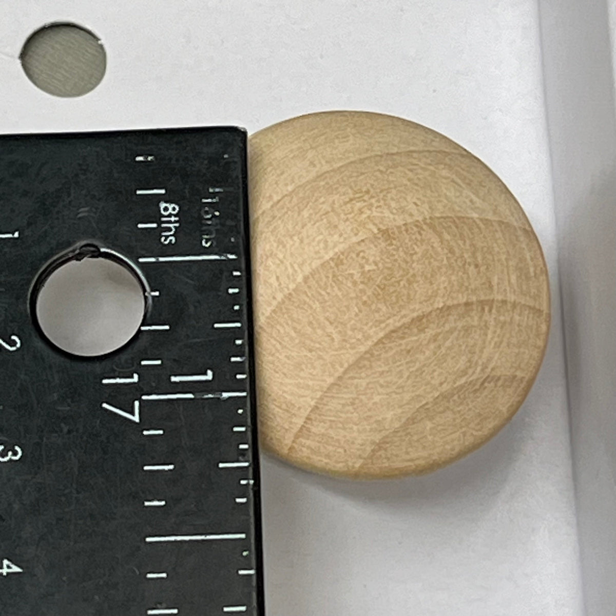 MAINSTAYS (2 PACK, 10 KNOBS EACH) Round Cabinet Knobs 1-1/2" Dia Unfinished Wood