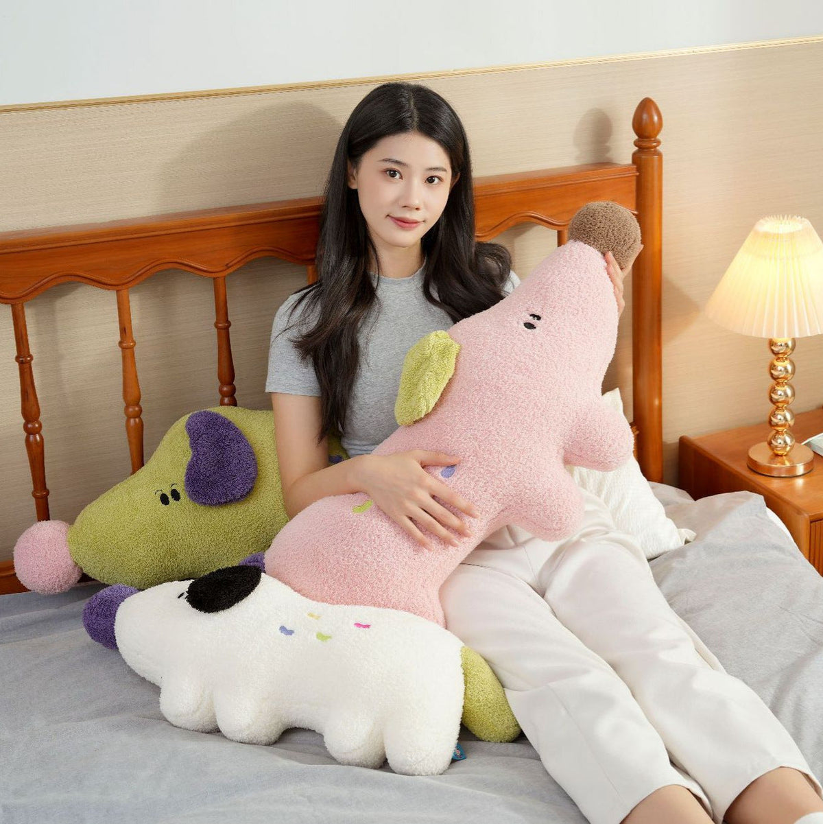 Sleeping Pillow Puppy Plush Toy Large Doll Bed Hug Sleeping Pillow