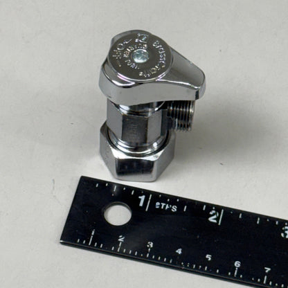 BRASS CRAFT (New) 1/2" Compr. Angle Stop Valve