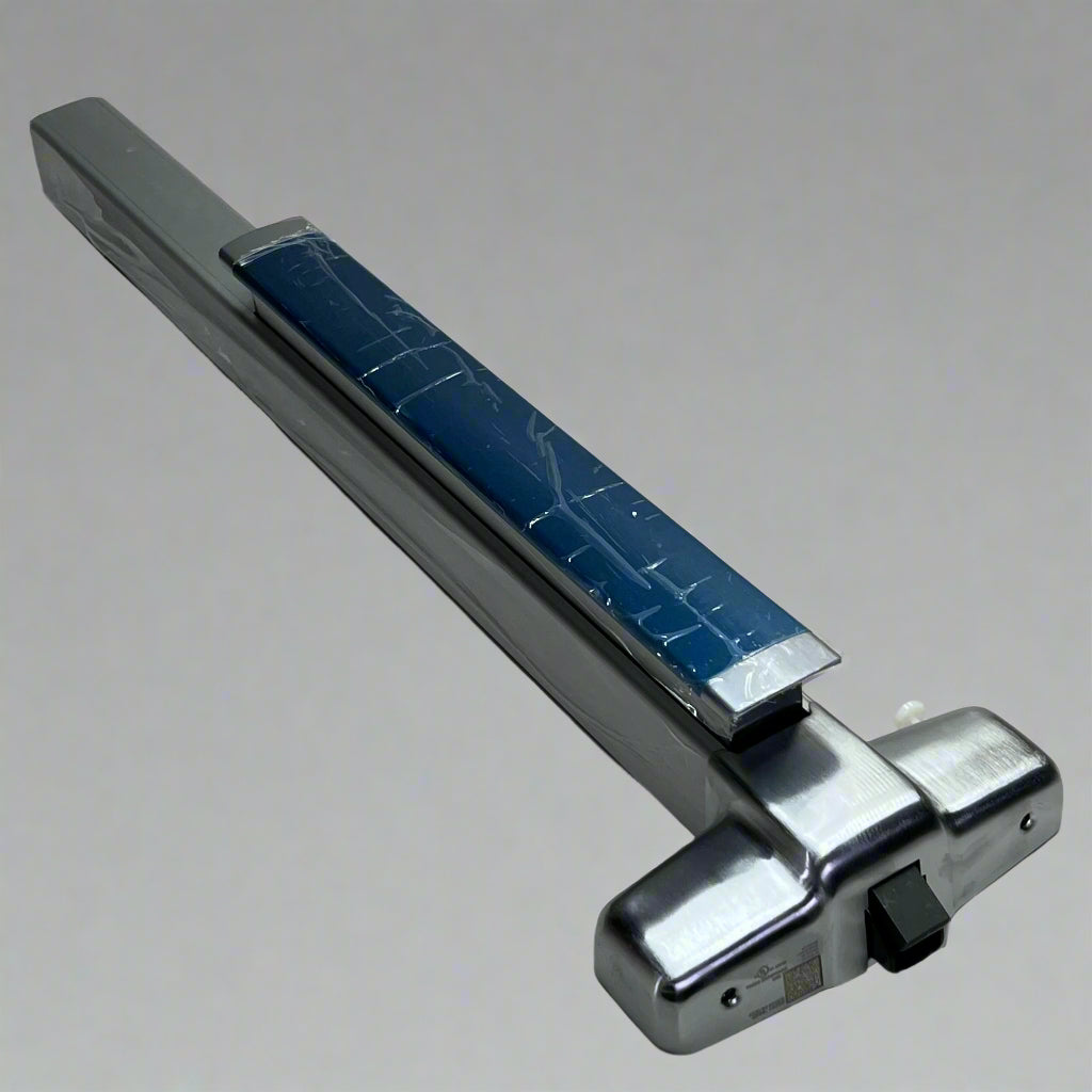 ALLEGION Commercial Door Lock Sz 33" L Blue & Silver ED98.10000