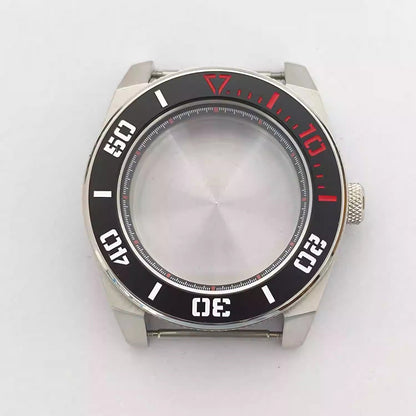 43mm 316 Stainless Steel Aluminum Bezel Watch Case Accessory