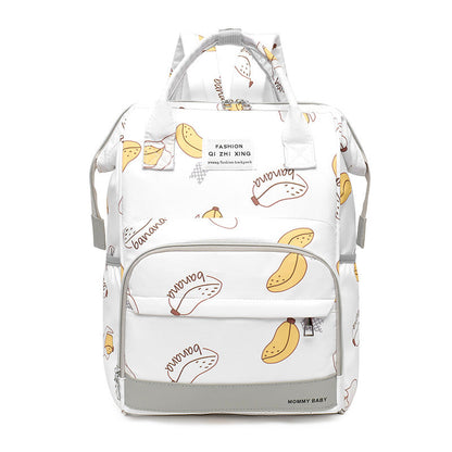 Multi-compartment Mummy Bag Large Capacity Portable Backpack Baby Diaper Bag