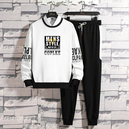Casual Sports Long Sleeve Pants Sweater Set