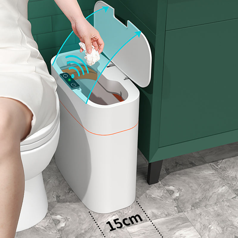 Smart Trash Can with Lid Automatic Induction
