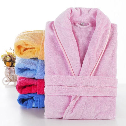 Cotton Winter Bathrobe Quick-dry Thickened