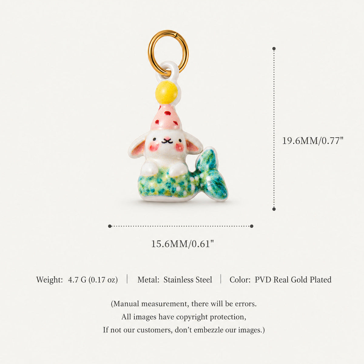 Animal Puppy Series Zircon Pendant