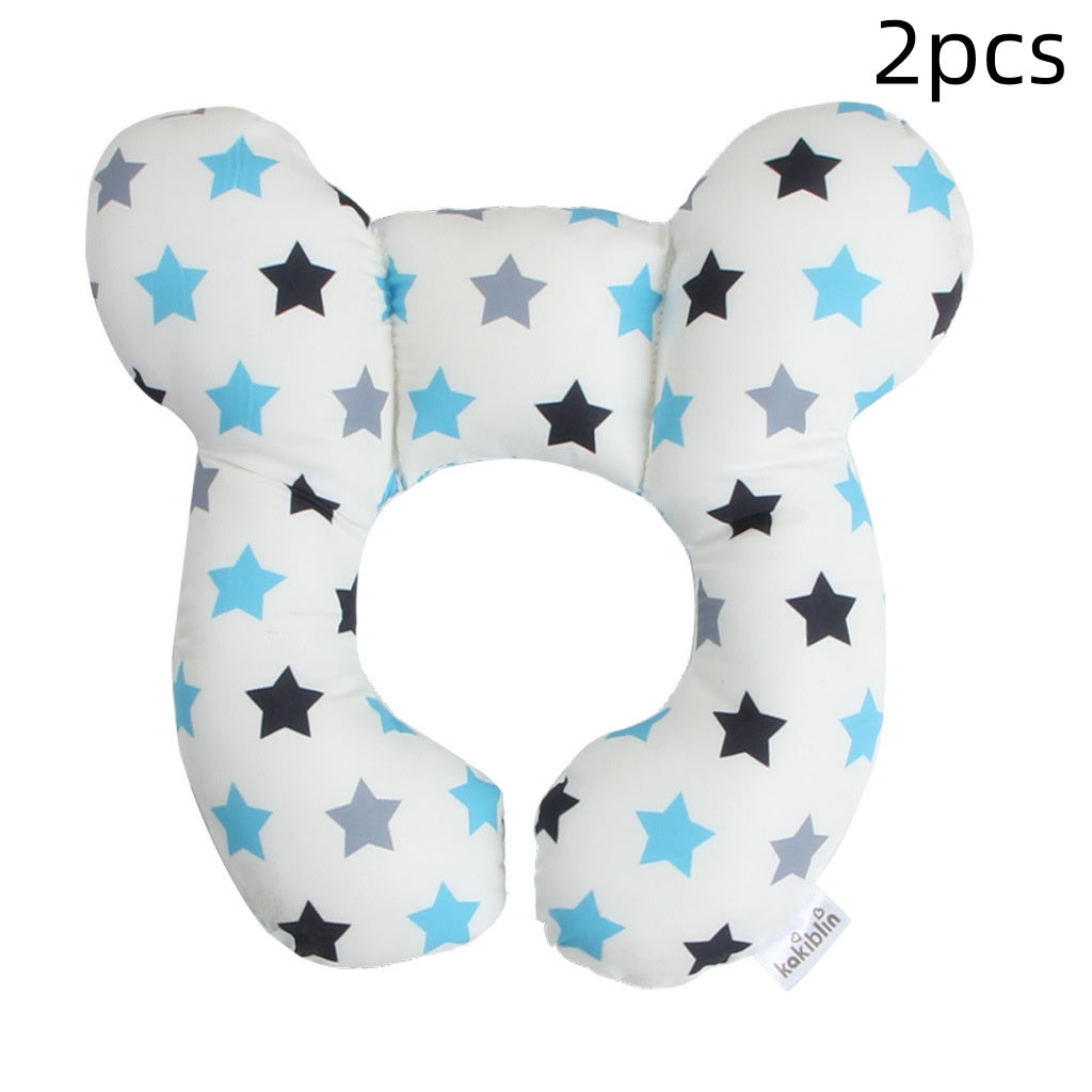 Infant Pillow  Baby Bed  U-Shaped Safety Seat  Neck Guard  Fixed Stereotyped Stroller Pillow
