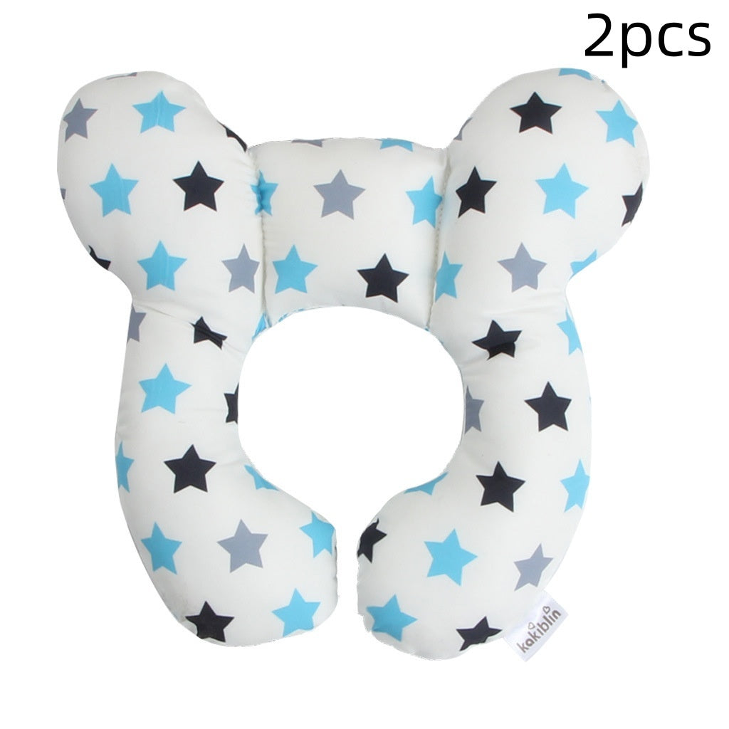 Infant Pillow  Baby Bed  U-Shaped Safety Seat  Neck Guard  Fixed Stereotyped Stroller Pillow