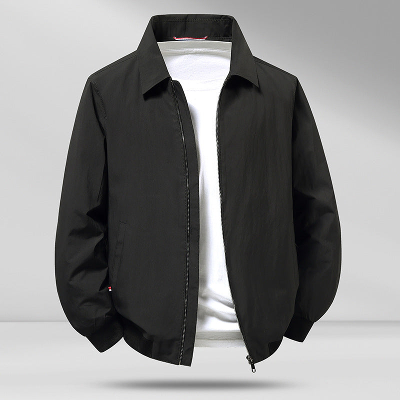 Men's Lapel Jacket Spring Autumn Outerwear