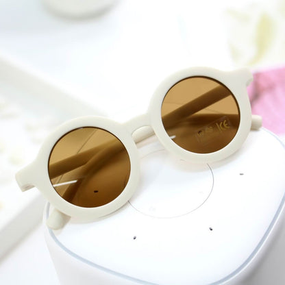 Children's Round Sunglasses Decorative Glasses UV Protection
