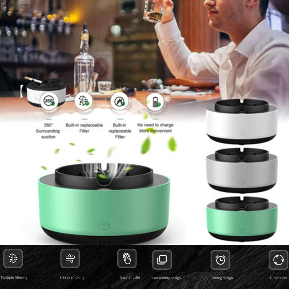 Portable Smoke Purifier Ashtray for Cars