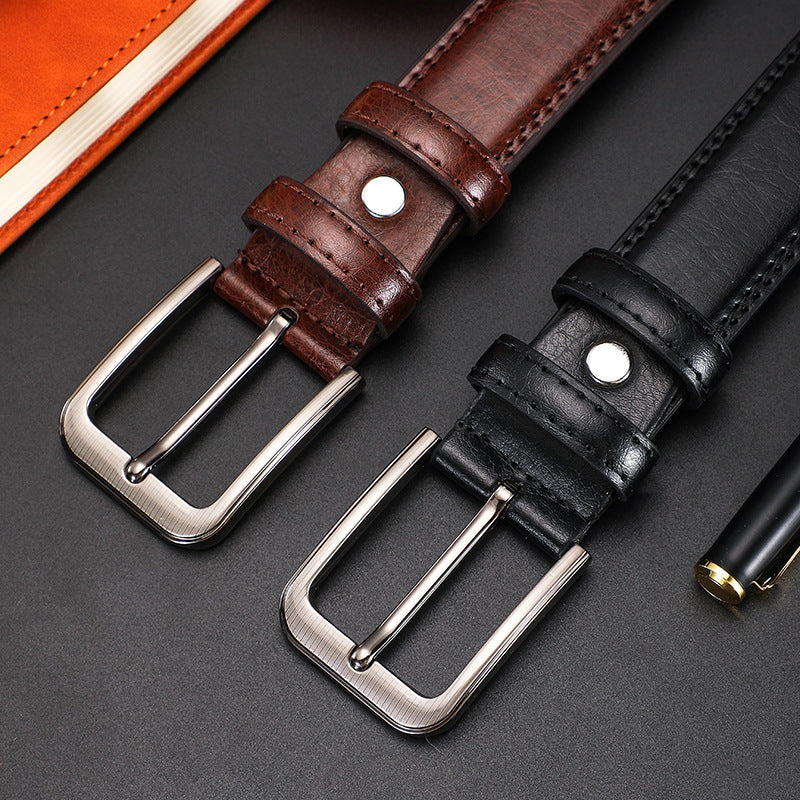 Youth Simplicity All-match Pin Buckle Pant Belt