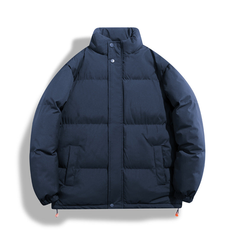 Solid-color Womens Windproof And Warm Jacket