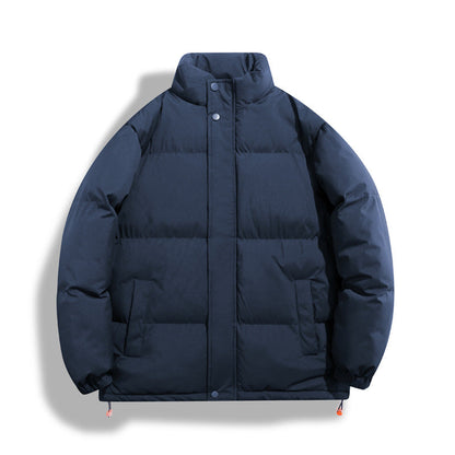 Solid-color Womens Windproof And Warm Jacket