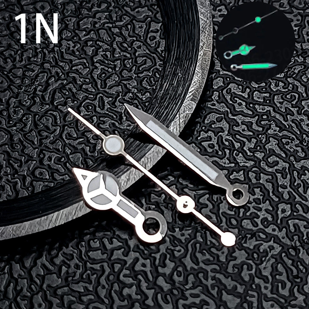 NH35 Hands, Vintage Green Luminous Watch Hands