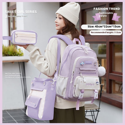 Student Children Schoolbag Girls Waterproof Backpack