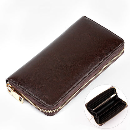 Womens Fashionable High-Capacity Zipper Wallet
