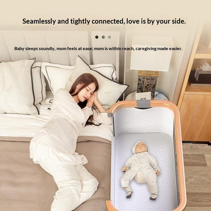 Aluminum Alloy Baby Crib Movable And Portable