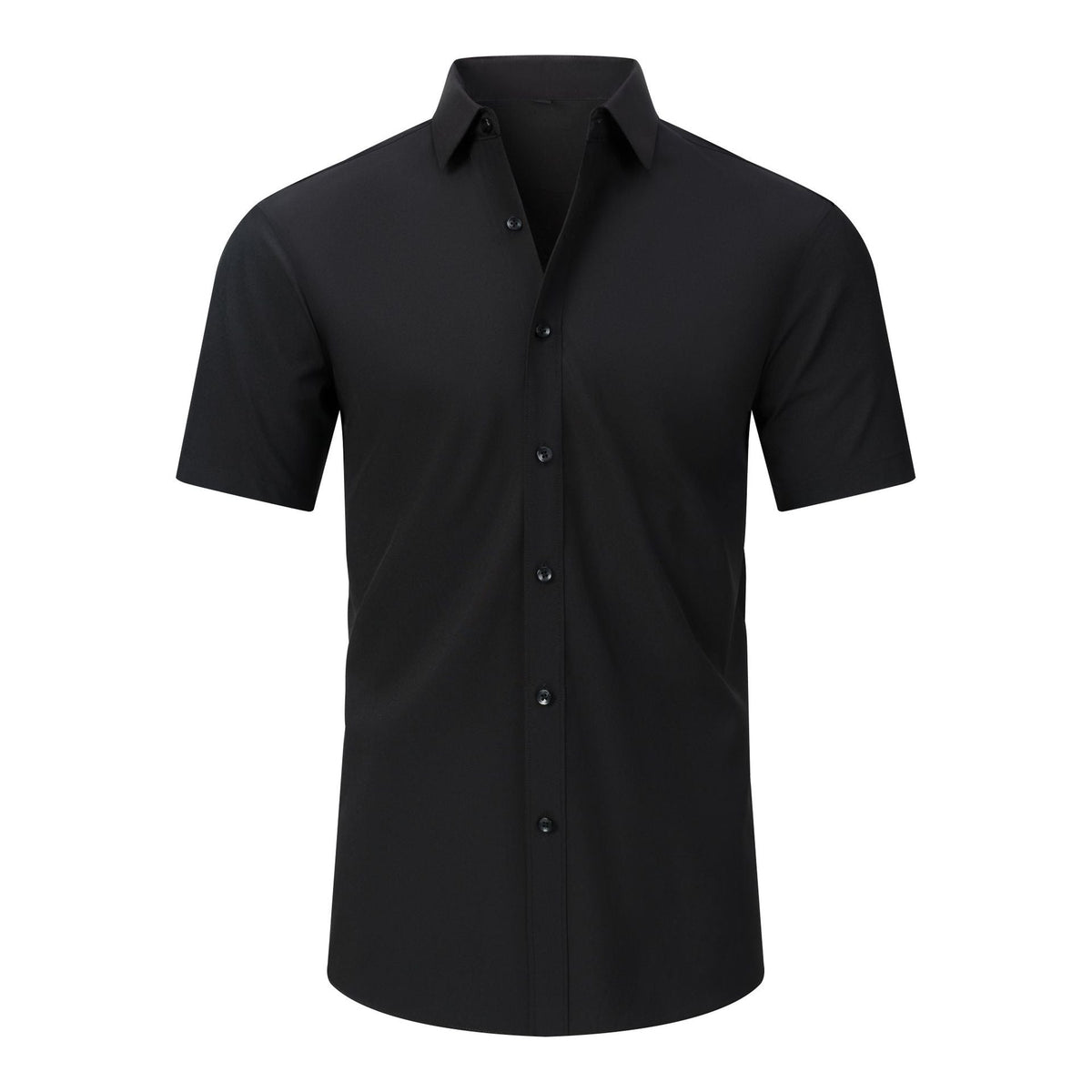 Lightweight Stretchy Wrinkle-resistant Long-sleeve Shirt For Men That Requires No Ironing
