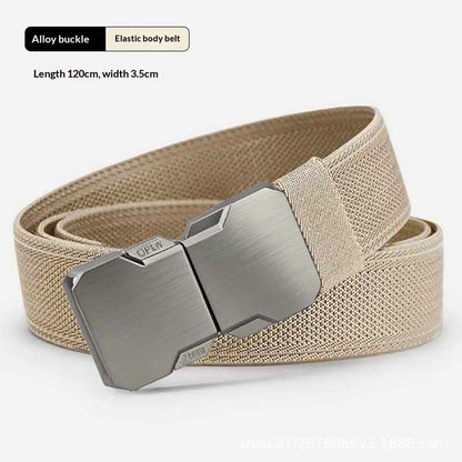 Mens Nylon Canvas Tactical Belt With Adjustable Buckle For Custom Fit