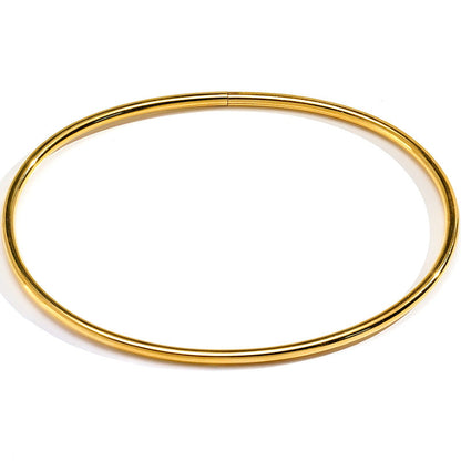Titanium Steel Hollow Tube Plain Hoop Anklet And Bracelet