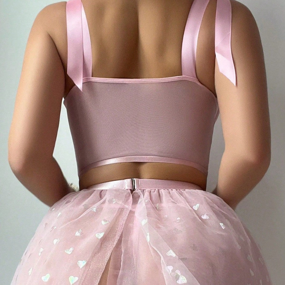 Pure Desire Sheer Mesh Slit Pajamas Underwear For Women