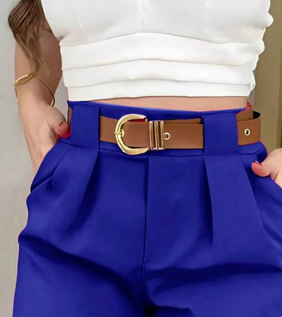 Elegant White Casual Shorts For Women