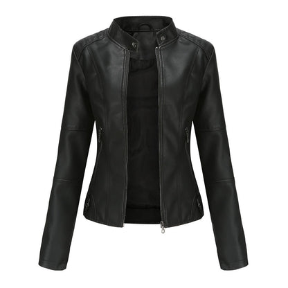 Arrival Hot-Selling AutumnWinter Womens Fashionable PU Leather Suit