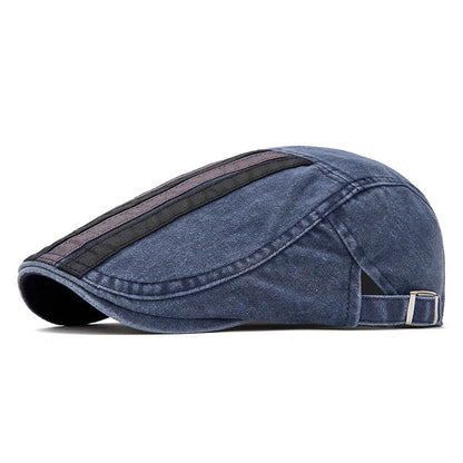 Men's Spring Summer Washed Cotton Forward Cap