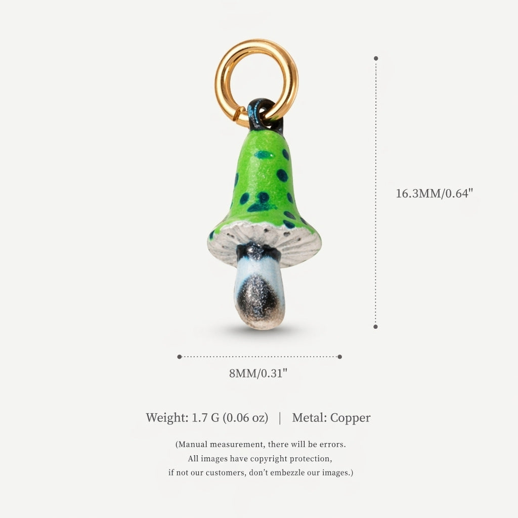 Fashionable Colorful Mushroom Pendant Accessory