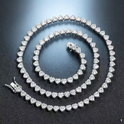 New Trendy Tennis Heart Bracelet Jewelry