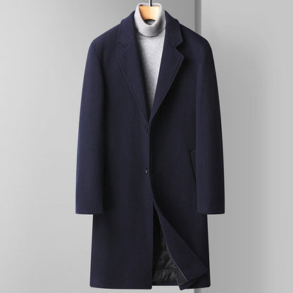 Woolen Coat Men's Business Korean Version