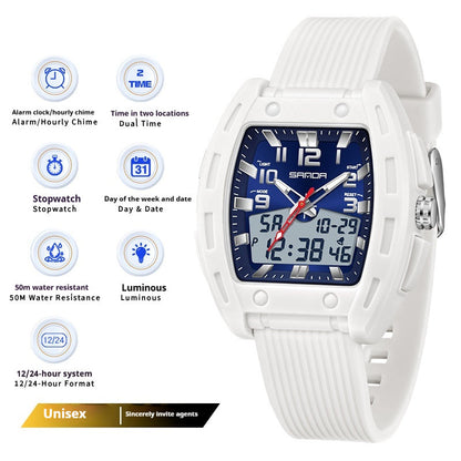 A Sporty Stylish And Energetic Unisex Bucket-style Wristwatch