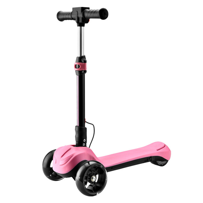 Electric Three Wheeled Scooter Adjustable For Transportation Portable And Foldable Scooter