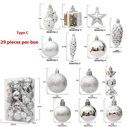 Christmas Tree Decorations Pendant Set