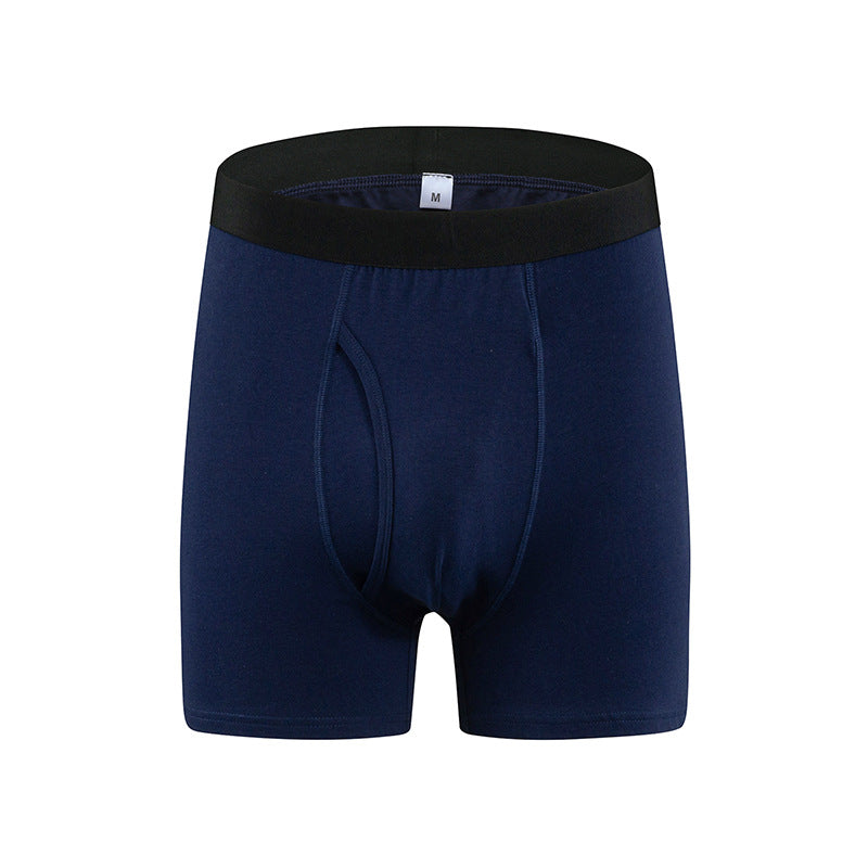 Mens Large-Size Cotton Boxer Briefs