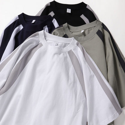 Double Yarn Cotton Round Neck Tee