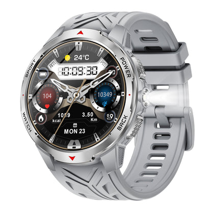 Smart Watch Compass Flashlight Large Battery Sports Record Call